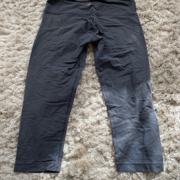 LULULEMON CAPRI CROP PANTS WIDE LEG 21" GREY - Picture 3 of 3